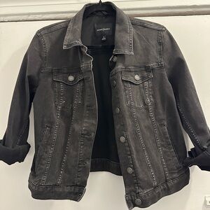 Banana Republic Black Denim Jacket